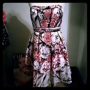 Jessica Simpson floral cocktail dress